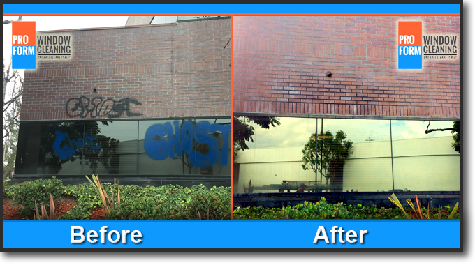 graffiti removal before and after